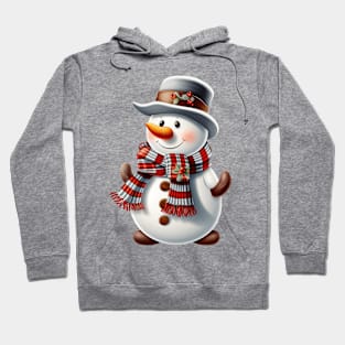 3D Snowman #3 Hoodie